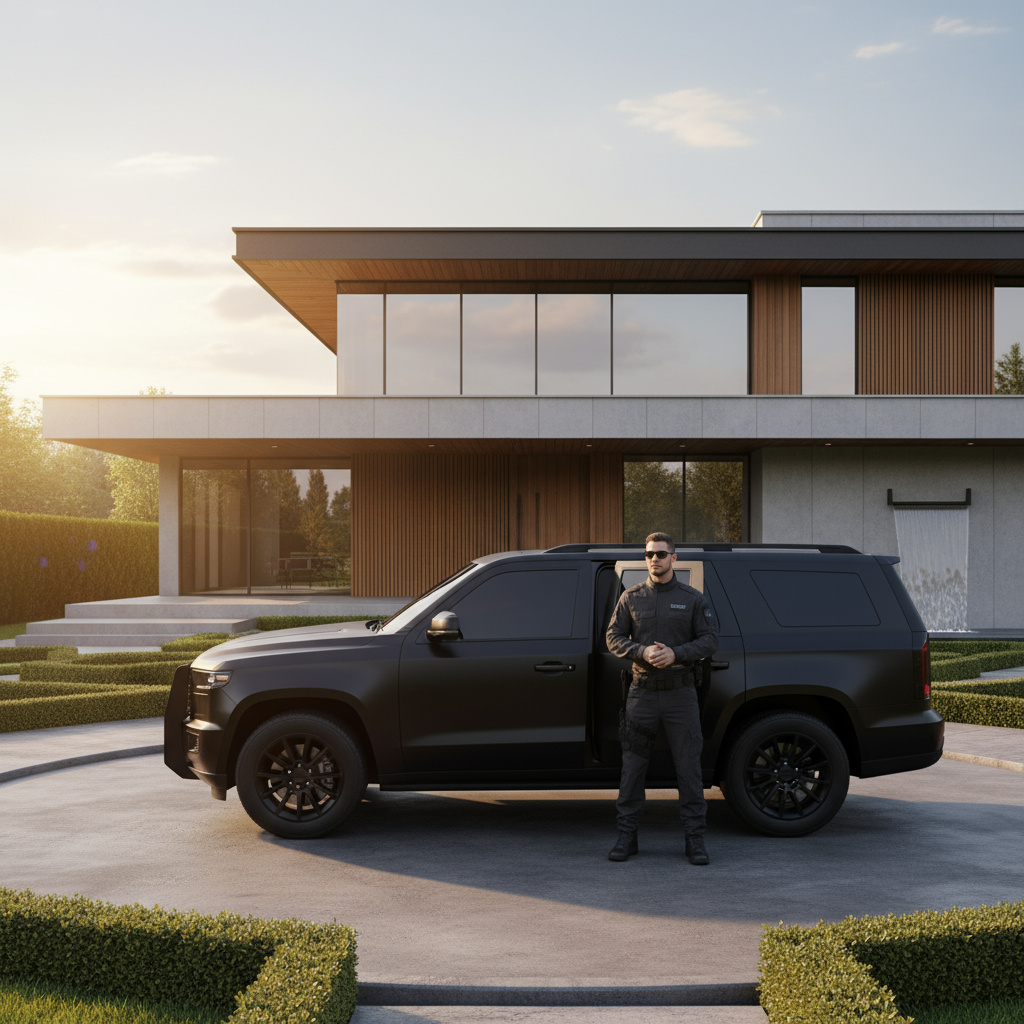 Residential Security mit unauffälligem Fahrzeug